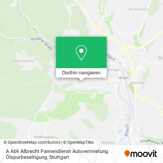 A Abk Albrecht Pannendienst Autovermietung Ölspurbeseitigung Karte