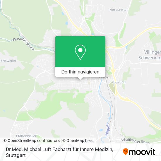 Dr.Med. Michael Luft Facharzt für Innere Medizin Karte
