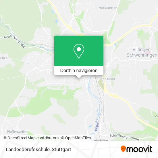 Landesberufsschule Karte