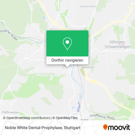 Noble White Dental-Prophylaxe Karte