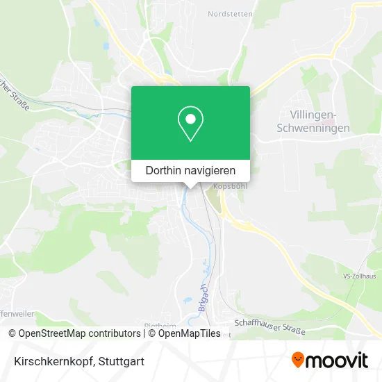 Kirschkernkopf Karte