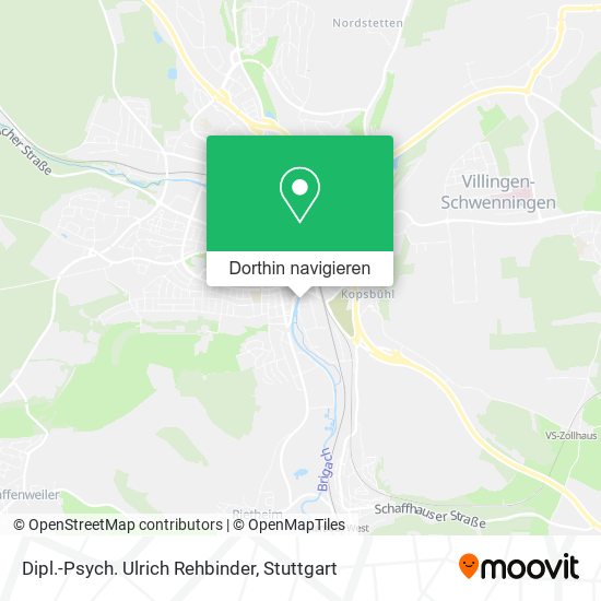 Dipl.-Psych. Ulrich Rehbinder Karte