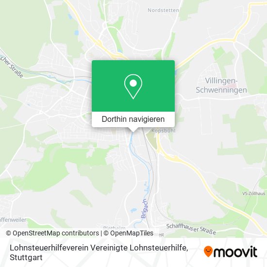 Lohnsteuerhilfeverein Vereinigte Lohnsteuerhilfe Karte