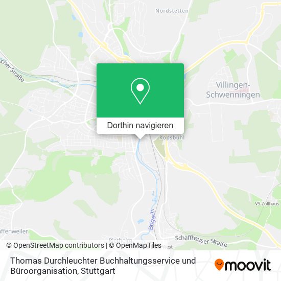 Thomas Durchleuchter Buchhaltungsservice und Büroorganisation Karte