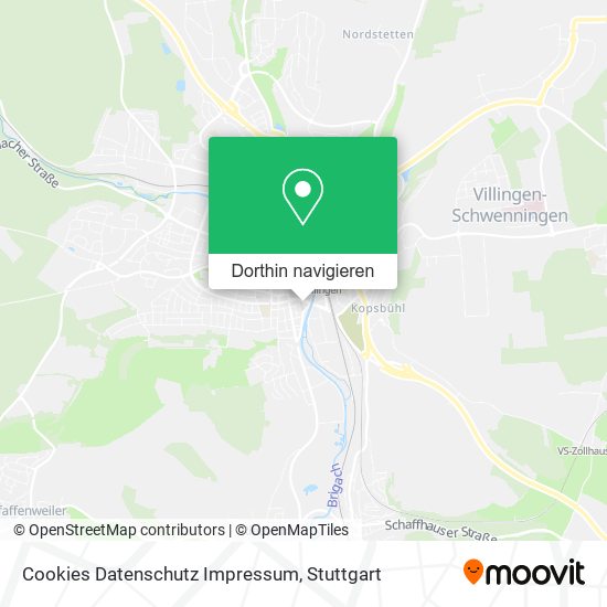 Cookies Datenschutz Impressum Karte
