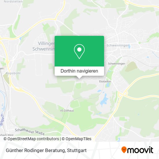 Günther Rodinger Beratung Karte