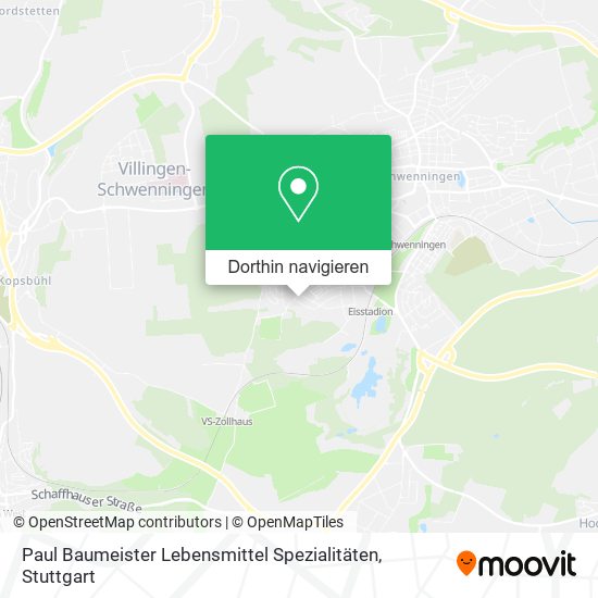 Paul Baumeister Lebensmittel Spezialitäten Karte