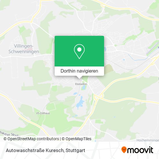 Autowaschstraße Kuresch Karte