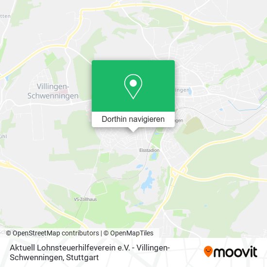 Aktuell Lohnsteuerhilfeverein e.V. - Villingen-Schwenningen Karte