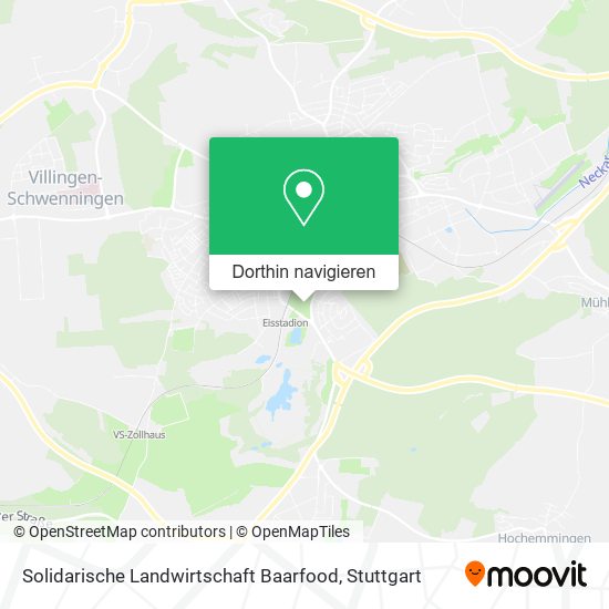 Solidarische Landwirtschaft Baarfood Karte