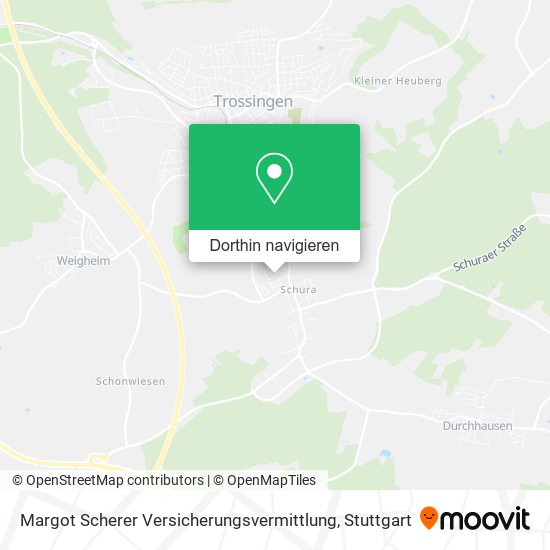 Margot Scherer Versicherungsvermittlung Karte