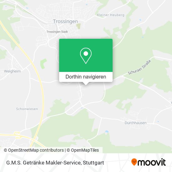 G.M.S. Getränke Makler-Service Karte