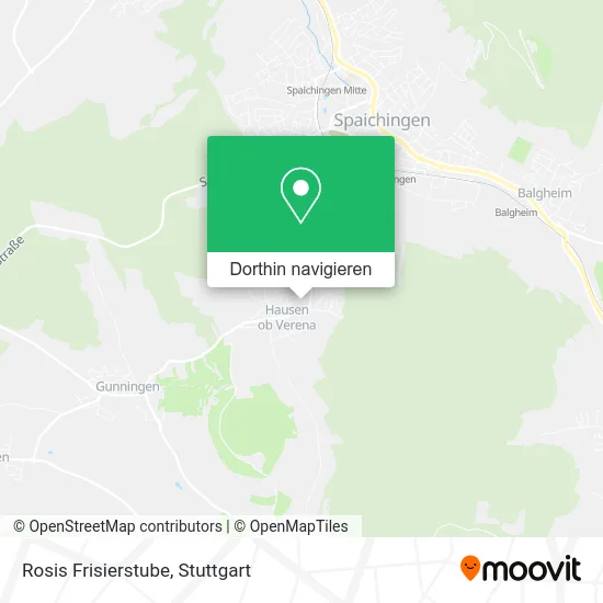 Rosis Frisierstube Karte