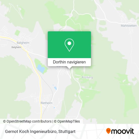 Gernot Koch Ingenieurbüro Karte