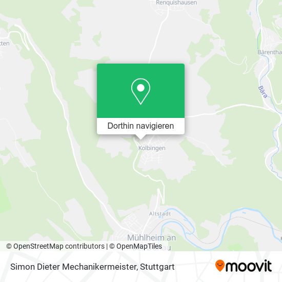 Simon Dieter Mechanikermeister Karte