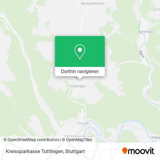 Kreissparkasse Tuttlingen Karte