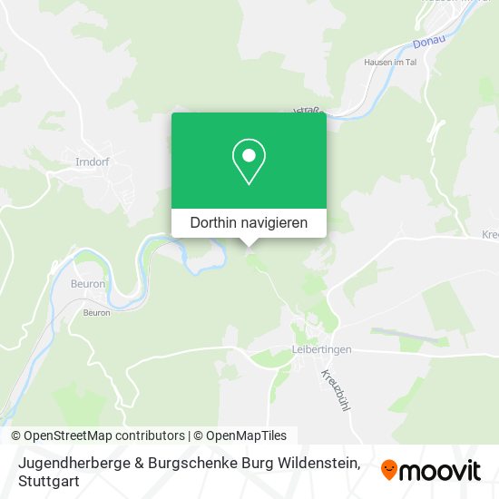 Jugendherberge & Burgschenke Burg Wildenstein Karte