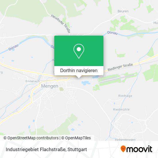 Industriegebiet Flachstraße Karte