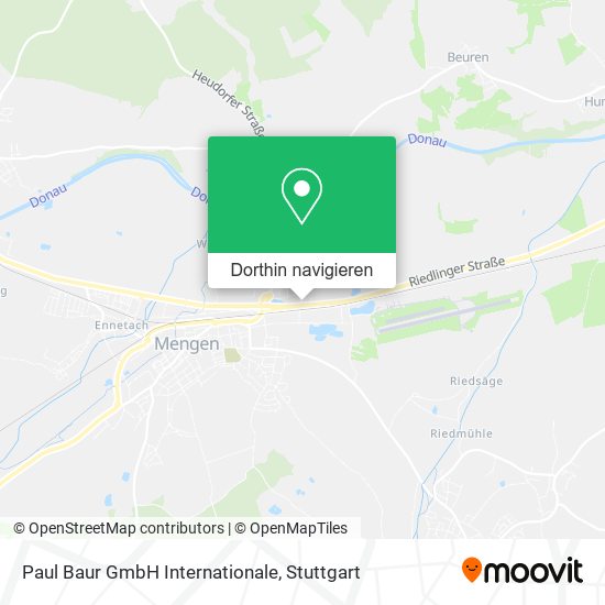 Paul Baur GmbH Internationale Karte