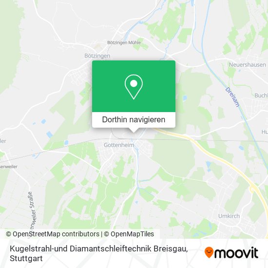 Kugelstrahl-und Diamantschleiftechnik Breisgau Karte