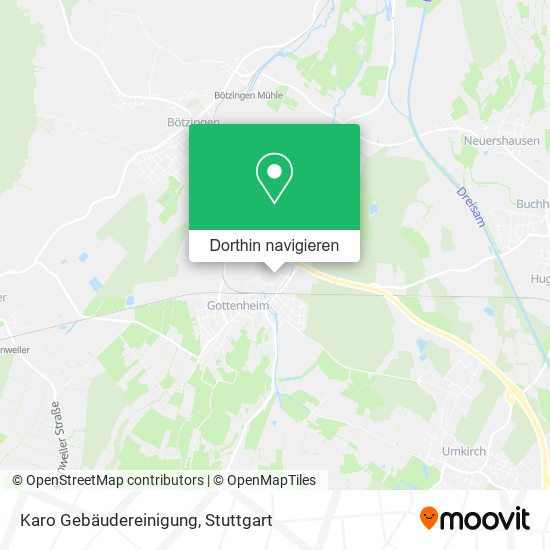 Karo Gebäudereinigung Karte