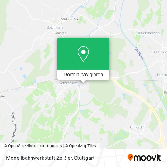 Modellbahnwerkstatt Zeißler Karte