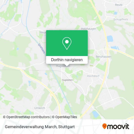 Gemeindeverwaltung March Karte