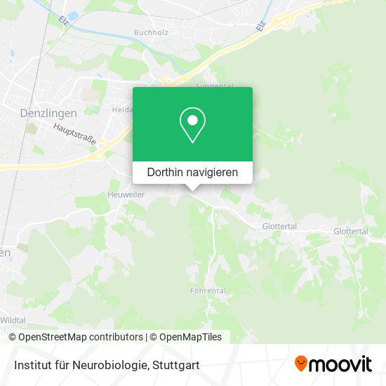 Institut für Neurobiologie Karte