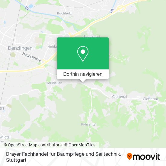 Drayer Fachhandel für Baumpflege und Seiltechnik Karte