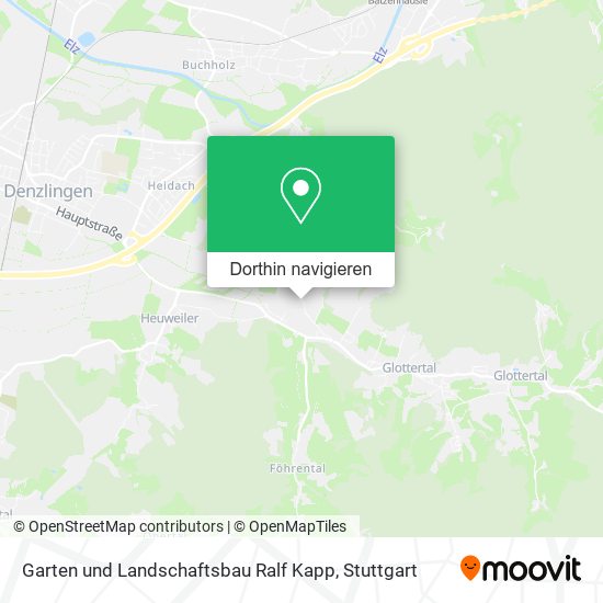 Garten und Landschaftsbau Ralf Kapp Karte