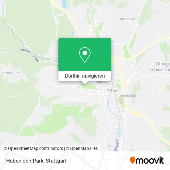 Hubenloch-Park Karte