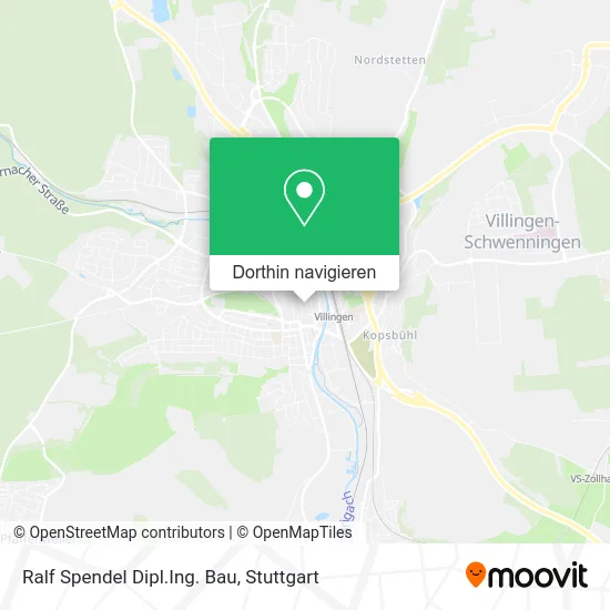 Ralf Spendel Dipl.Ing. Bau Karte