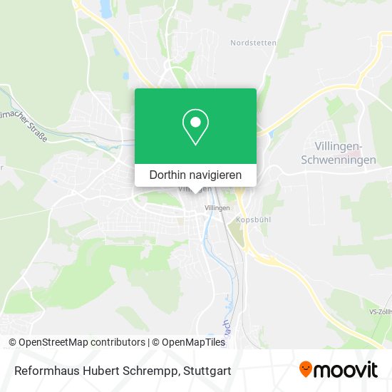 Reformhaus Hubert Schrempp Karte