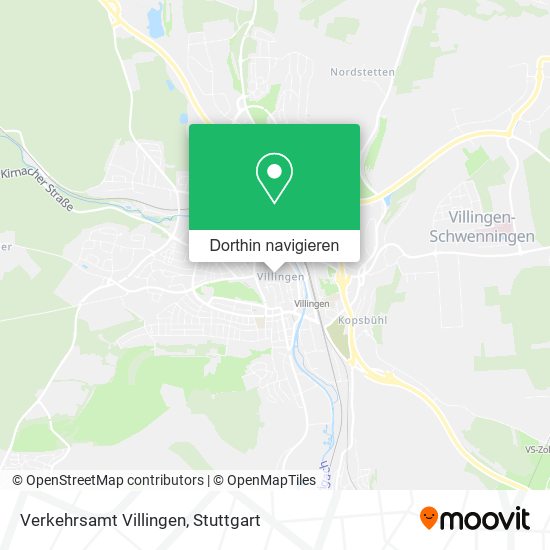 Verkehrsamt Villingen Karte