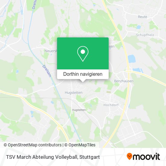 TSV March Abteilung Volleyball Karte