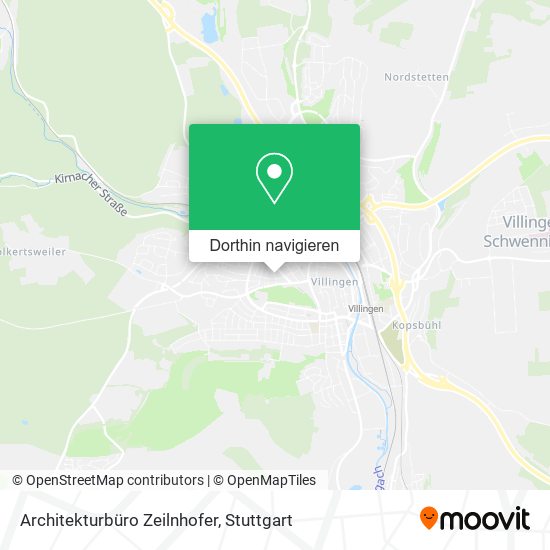 Architekturbüro Zeilnhofer Karte