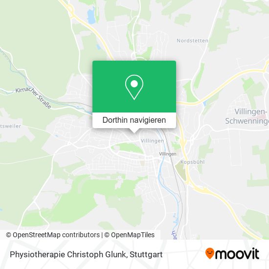Physiotherapie Christoph Glunk Karte