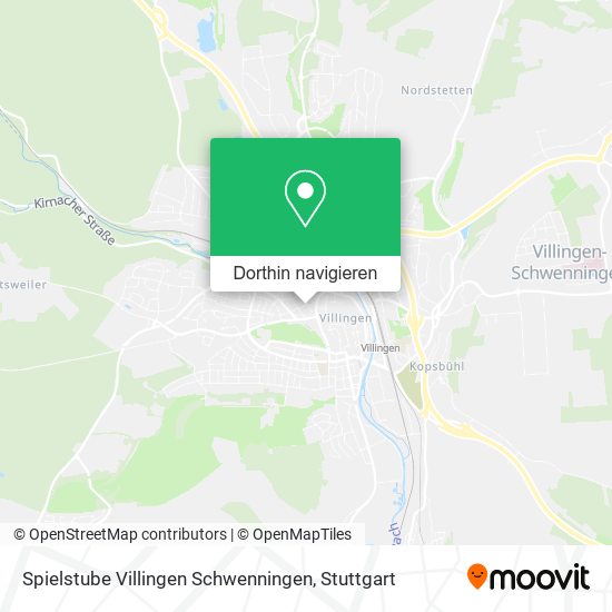 Spielstube Villingen Schwenningen Karte