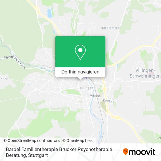 Bärbel Familientherapie Brucker Psychotherapie Beratung Karte