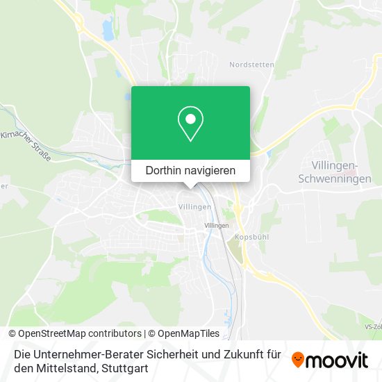 Die Unternehmer-Berater Sicherheit und Zukunft für den Mittelstand Karte