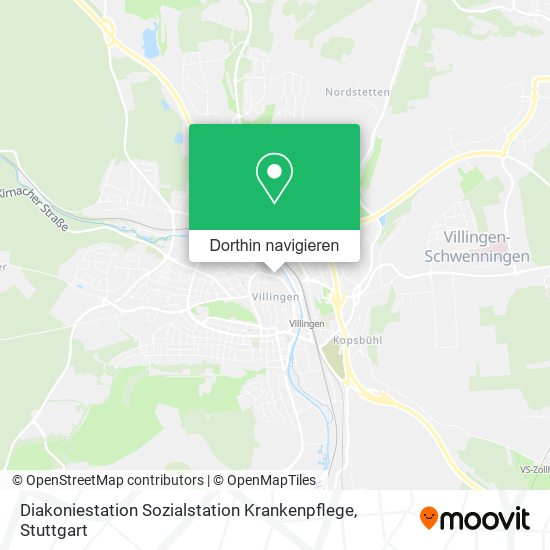 Diakoniestation Sozialstation Krankenpflege Karte