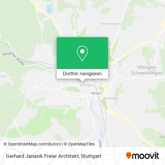 Gerhard Janasik Freier Architekt Karte