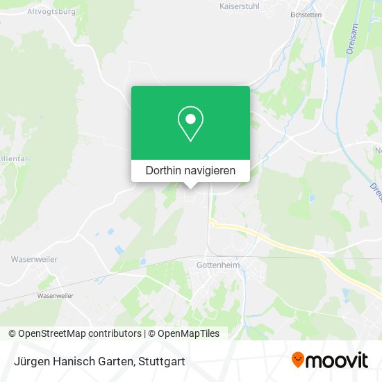 Jürgen Hanisch Garten Karte