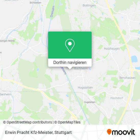 Erwin Pracht Kfz-Meister Karte