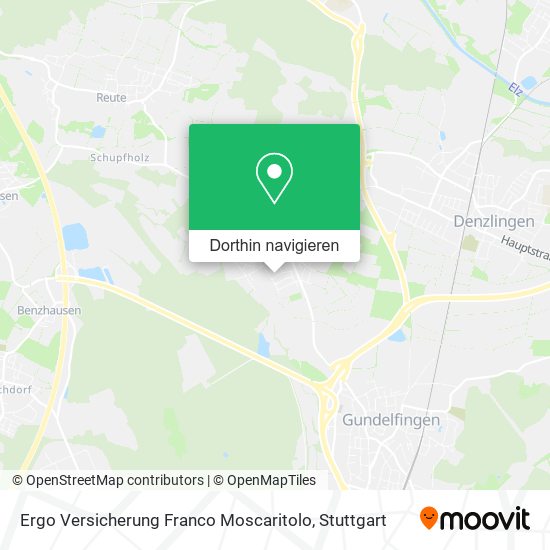 Ergo Versicherung Franco Moscaritolo Karte