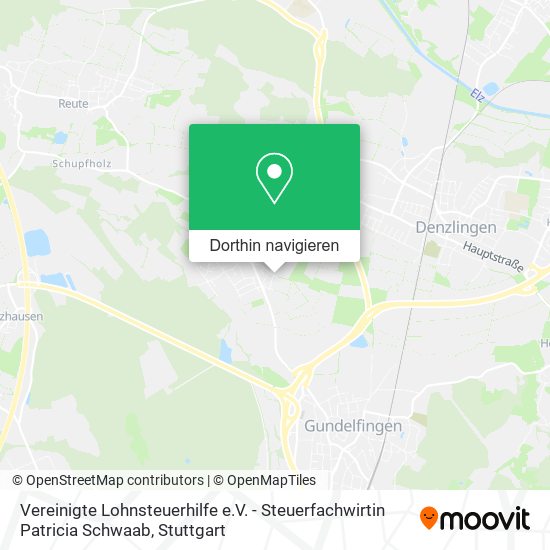Vereinigte Lohnsteuerhilfe e.V. - Steuerfachwirtin Patricia Schwaab Karte