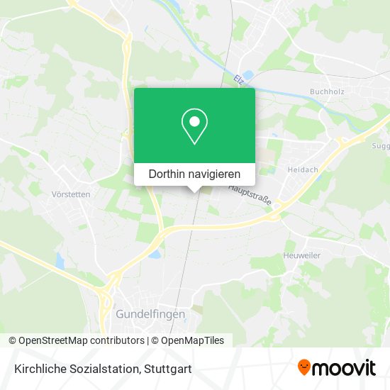 Kirchliche Sozialstation Karte