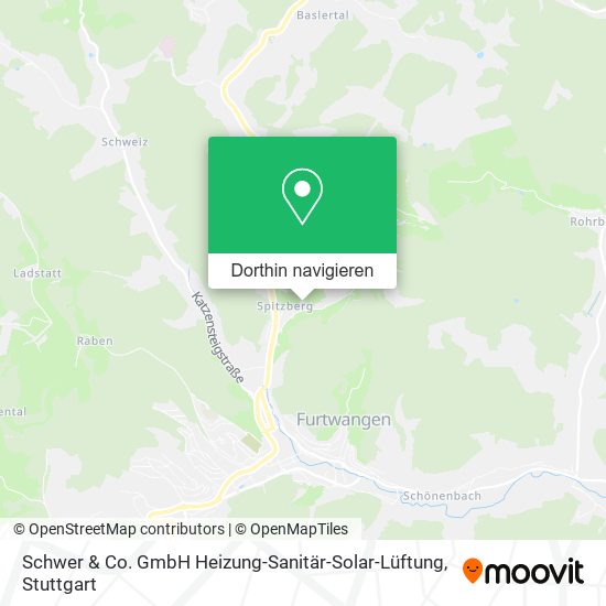 Schwer & Co. GmbH Heizung-Sanitär-Solar-Lüftung Karte