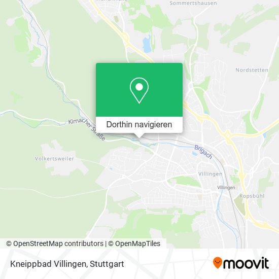 Kneippbad Villingen Karte