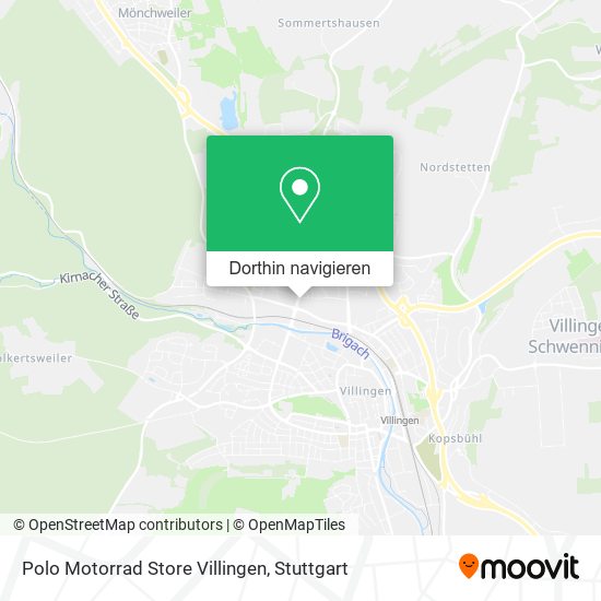 Polo Motorrad Store Villingen Karte